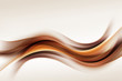 Gold Brown Waves Blurred Abstract Background