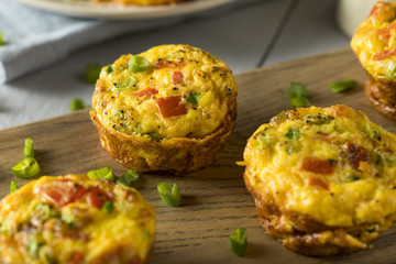 Wall Mural - Homemade Healthy Breakfast Egg Muffins