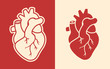 © mictoon - Human heart icons isolated on background