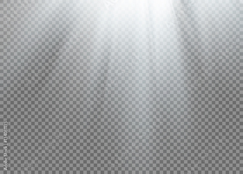 Fotomural Vector spotlight. Light effect