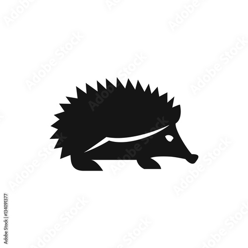 hedgehog icon illustration Poster Mural XXL