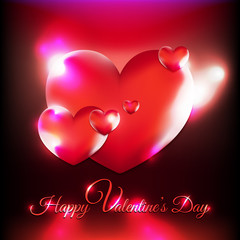 Wall Mural - Decorative valentines day background