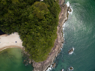 Wall Mural - Top View of Paradise Island