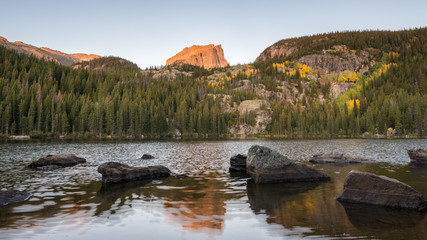 Autumn, Hallett Peak, Bear Lake, Rocky Mountain National Park, C