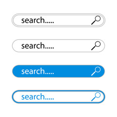 Wall Mural - search bar interface website