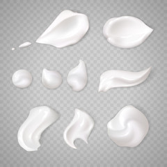 white cream elements