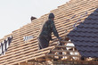 © schankz - workers working on the roof