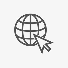 Wall Mural - web icon stock vector illustration flat design