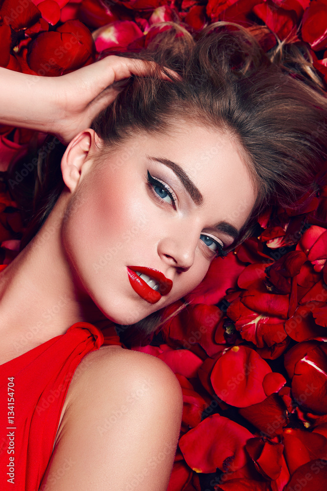 fitted lace wedding dress The Charlie Bow Pencil Dress in Lipstick Red