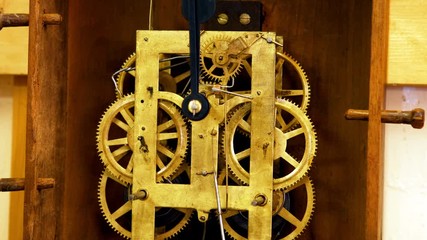 Poster - Watch mechanism with gears