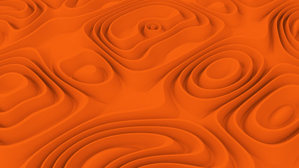 orange abstract background 3d illustration