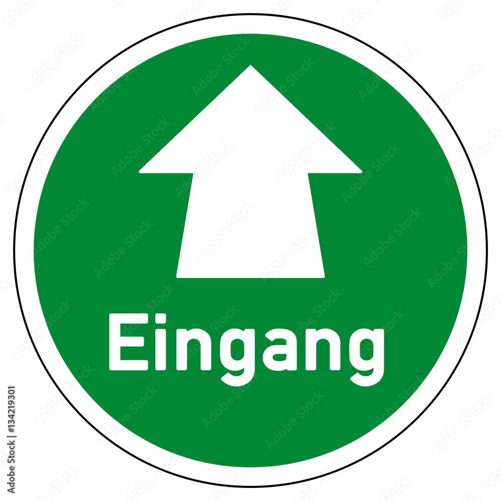 Stock-Illustration „tkz3 TürKennZeichnung tkz - rsg7 RoundSignGreen rsg ...