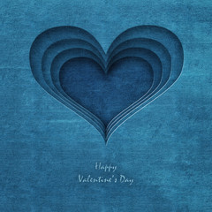 Wall Mural - jeans heart , happy valentine's day - abstract romantic background ( valentine )