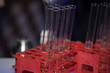 © baronred - colorful chemicals in test tubes