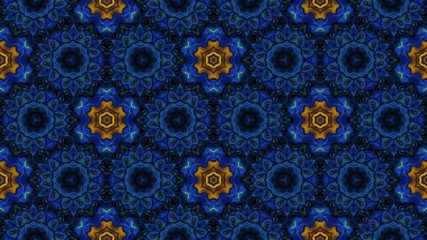 Wall Mural - kaleidoscopic vj seamless loop
