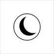 © amin268 - Sleep mode solid icon, mobile sign and new moon pictogram, vector graphics, a filled pattern on a white background, eps 10.