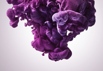 Wall Mural - Purple paint splash. Abstract background