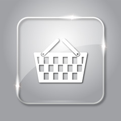 Canvas Print - Shopping basket icon