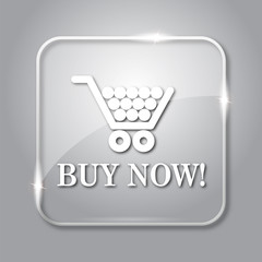 Poster - Buy now shopping cart icon