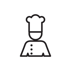 Poster - chef icon illustration