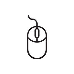 Poster - mouse icon illustration