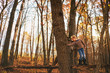 © RooM The Agency - Boy climbing a tree in the forest