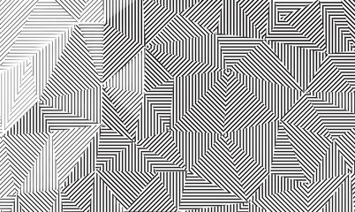 Vector line art. Geometrical linear background texture.