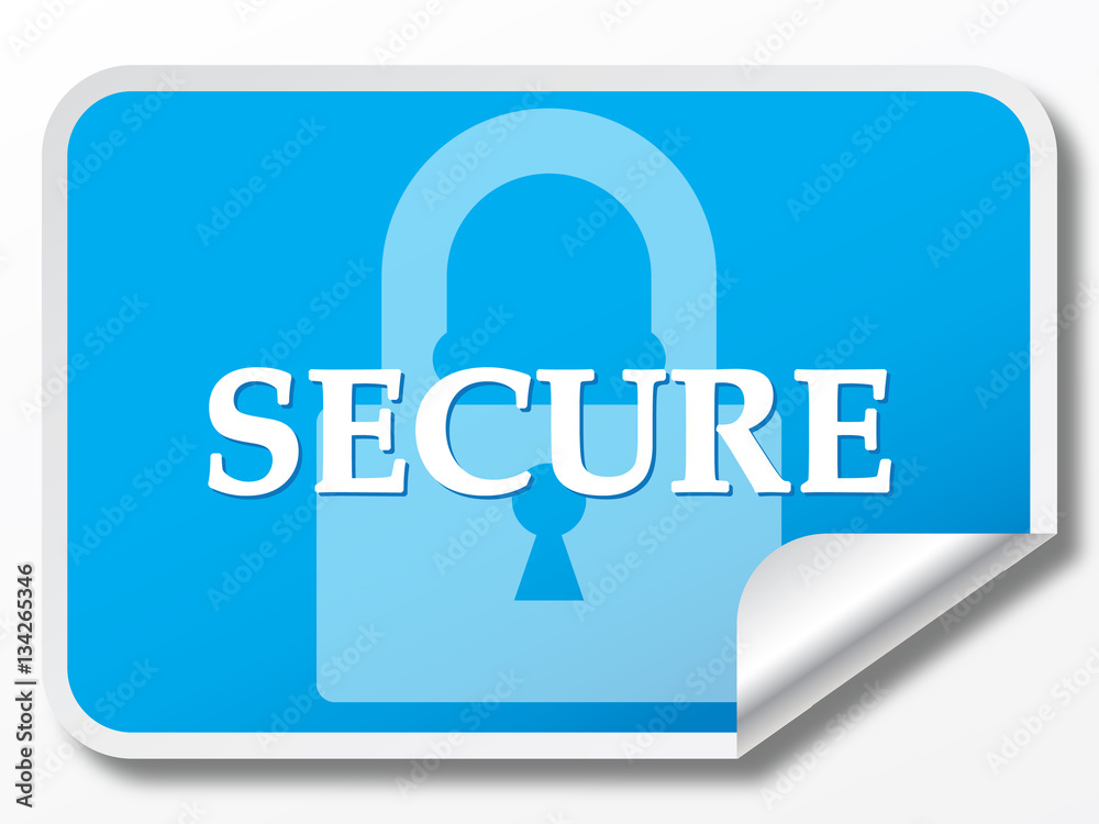 secure icon Stock Illustration | Adobe Stock
