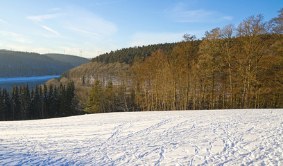 Wall Mural - Winterlandschaft in der Eifel