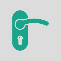 Sticker - Door handle icon