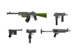 © partyvector - Flat weapons vector.