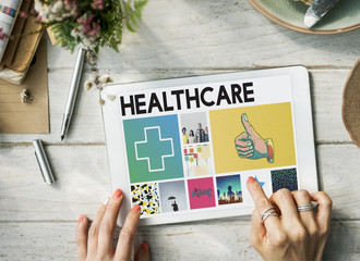 Sticker - Cross Hospital Treatment Health Cure Browsing Concept