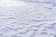 canvas print picture - Schneebedeckter Boden 