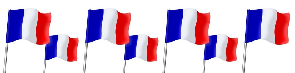 Poster - Banner. Flags. France 