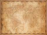 Fototapeta Mapy - Vintage nautical map background