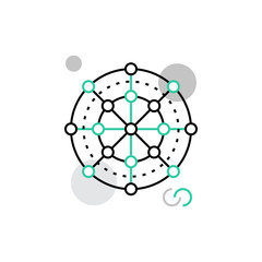 Poster - internet connection monoflat icon