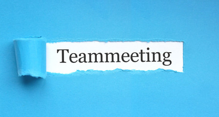 Poster - Teammeeting