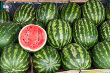 Water Melon At Fruit Market
