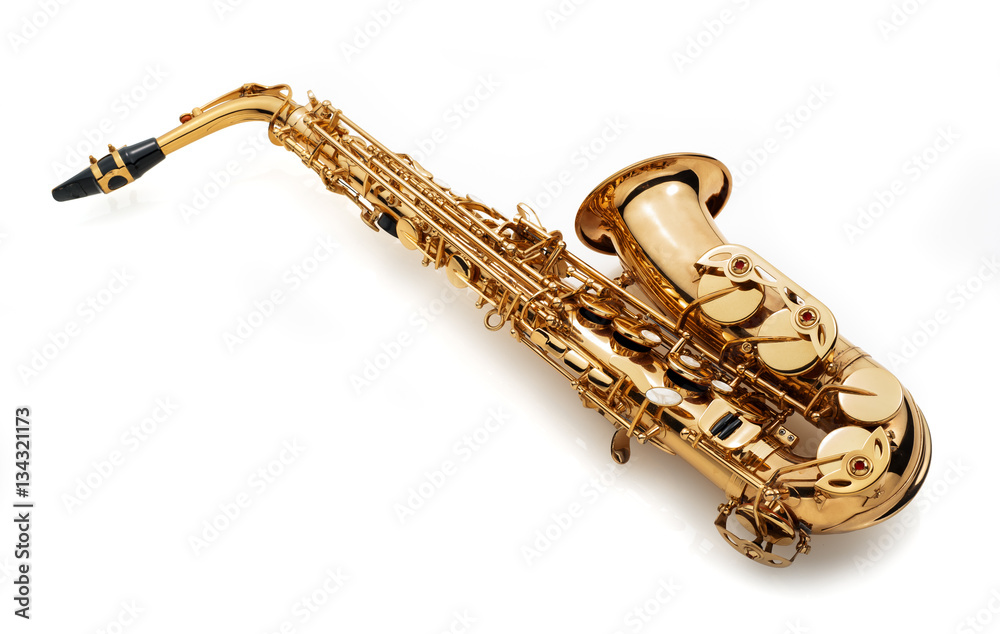 jazz saxophone - obrazy, fototapety, plakaty 