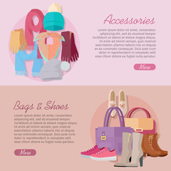 Wall Mural - Women s bag, shoes and accessories. New collection