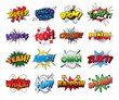 © max_776 - Set vector comic sound effects pop art style