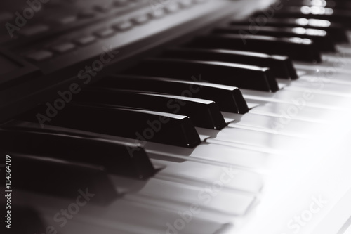 Obraz na PCV Electronic musical instrument.