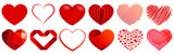 Fototapeta  - Herz Sammlung - heart collection