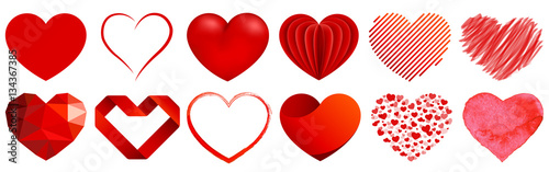 Cuadros en Lienzo Herz Sammlung - heart collection