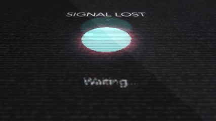 Glitching Screen of a Signal Loss on a Computer Software Program