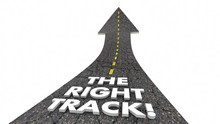 The Right Track Road Street Words Best Path 3d Animation