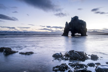 Dinosaur Rock Beach In Iceland