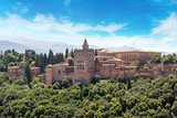 Fototapeta Big Ben - Arabic fortress of Alhambra in Granada