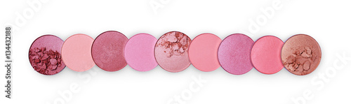 Fotomural Different shade of crashed blush in a row