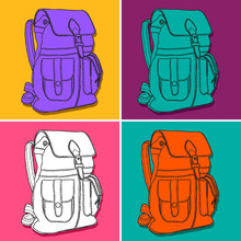 Youth With Backpack Art Print Free Stock Photo - Public Domain Pictures